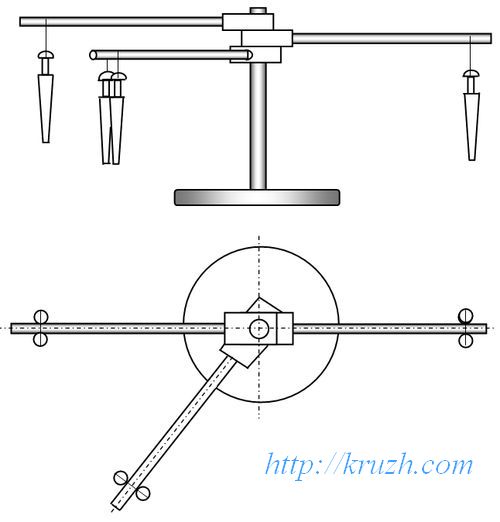 Fig.4.20. Umbrella rest with multiple spokes